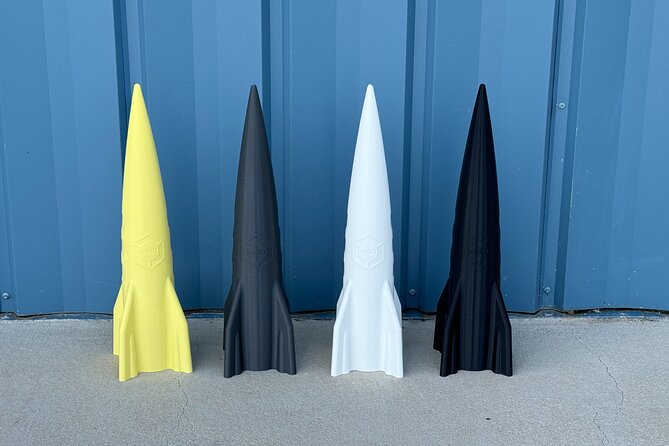 3D Printer Factory Tour plus 2 ft Tall Rocket! - Prints, materials, and the “so what” for real life