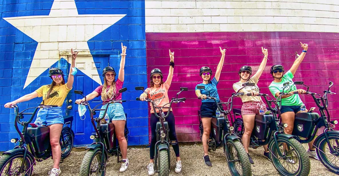 Austin: Biker Gang E-Bike Adventure - The ride flow: briefing, initiation, training, then mural hunting