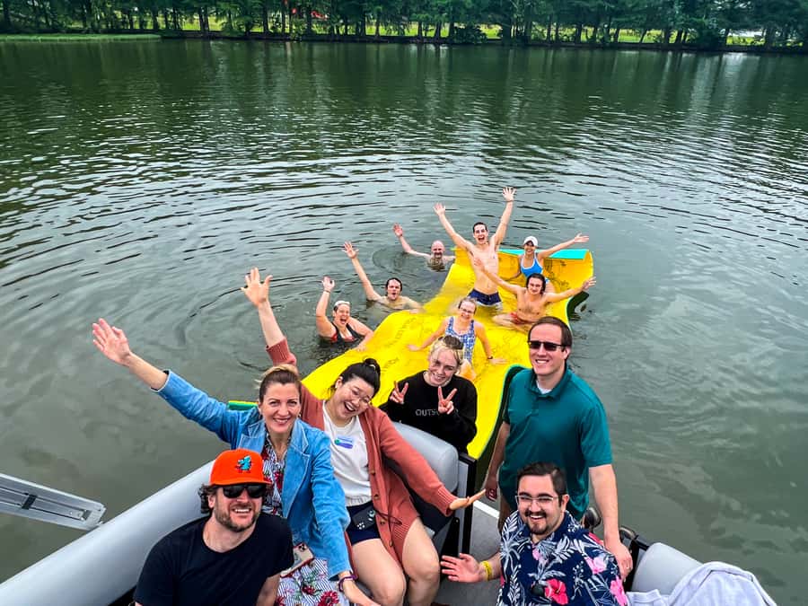 Austin: Lake Austin Private Boat Cruise - Full Sun Shading - Loop 360 to Pennybacker Bridge: where the cruise starts