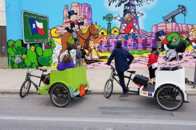 Austin Mural Selfie Tour by Pedicab - Meet-Up and Route Reality: Downtown Pickup and How Stops Work