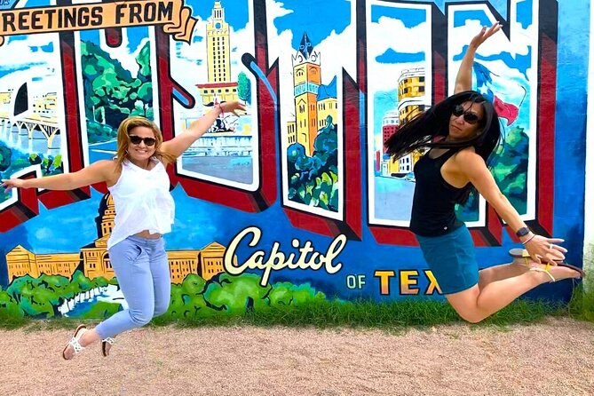 Austin Mural Selfie Tour by Pedicab - Timing Matters: Sunset Photos, Breeze Comfort, and the Bat Bridge Moment