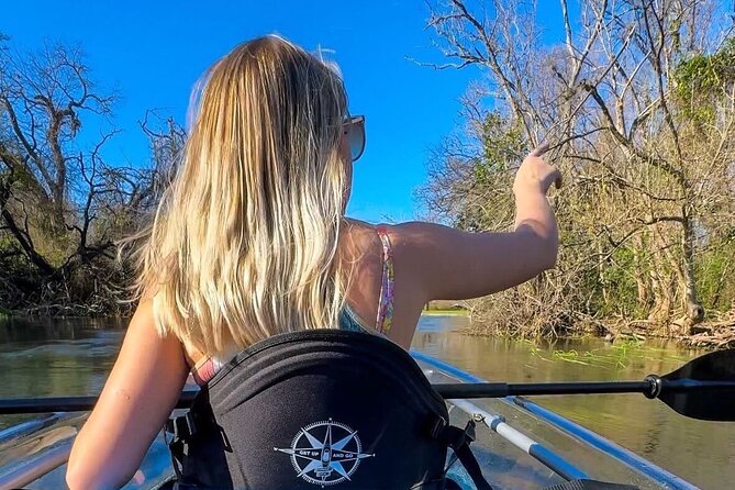 Clear Kayak Day Adventure Tour in San Marcos - The clear kayak magic: spotting life under your feet