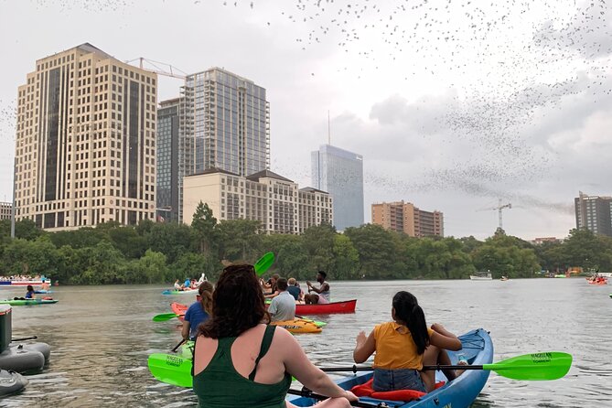 Downtown Austin Sunset Kayak Tour with 1.5 Million Bats - Congress Avenue Bridge: the bat-viewing stop from the river