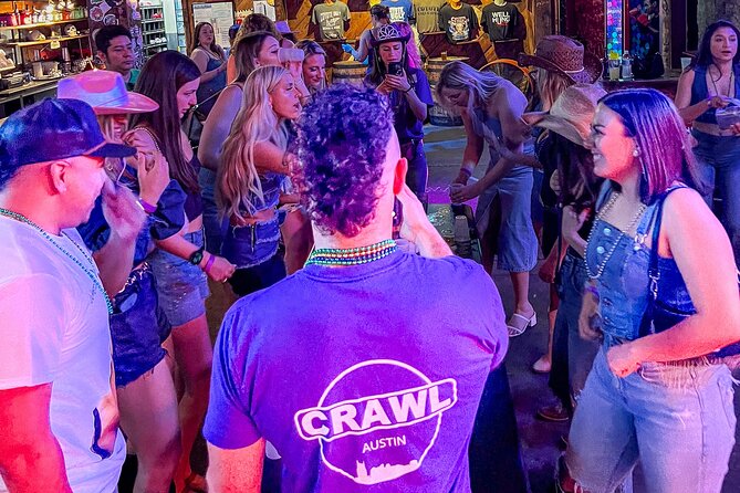 Downtown Austin VIP Bar & Club Crawl - 6th Street skip-the-line stop: shots and getting oriented fast