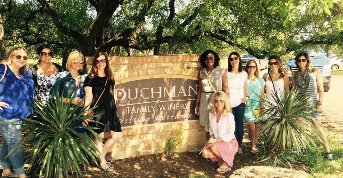 From Austin: Half-Day Hill Country Wine Shuttle - The Mercedes Sprinter Ride: Comfortable, Social, and Guided
