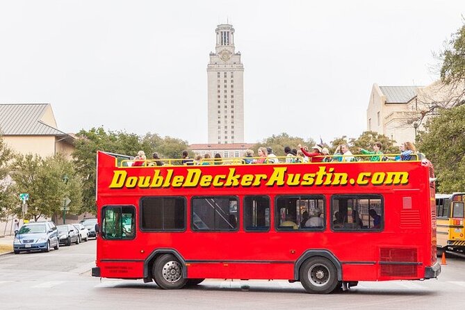 Full-Day Double Decker Austin Hop On Hop Off Sightseeing Tour - Stop 4: LBJ Presidential Library area (no entry into the museum lots)