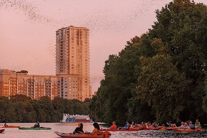Guided Sunset Bat Kayak Tour in Austin - Meeting at 74 Trinity St and Getting Calm Water Fast