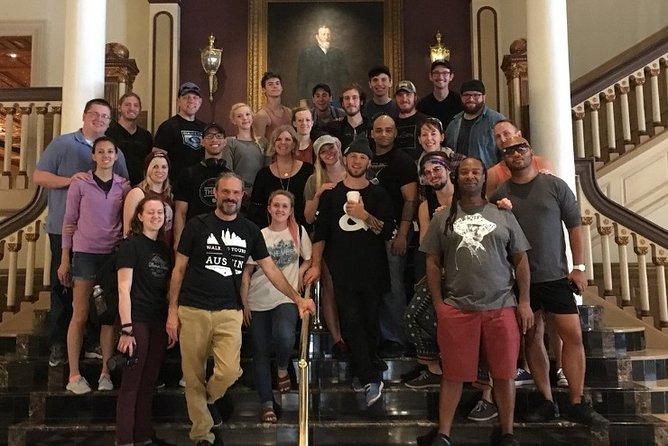 Haunted Austin Walking History Tour - Paramount Theatre stop: a famous ghost photo angle