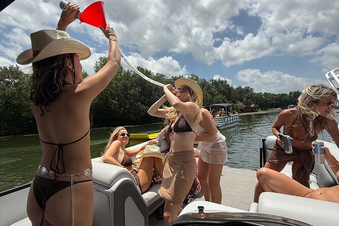 Lake Austin Gone Wild- #1 Single Decker Pontoon in Austin. BYOB - Party Cove vs Scenic Cruise: Two Ways to Use the Same Boat