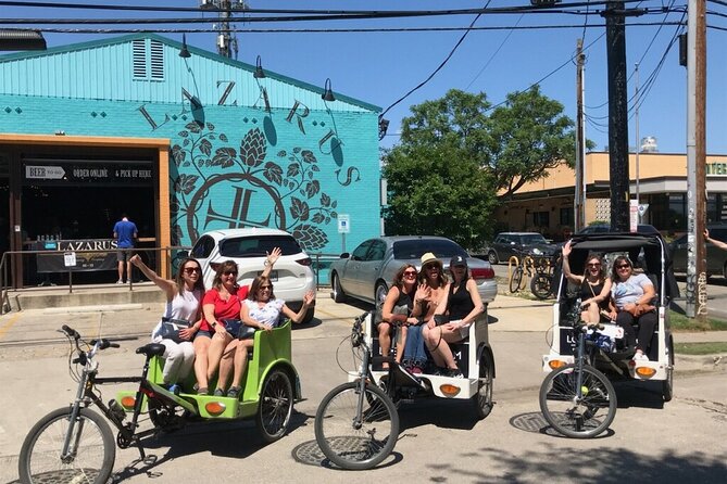 Private Austin Brewery Tour by Pedicab with All-Inclusive Beer Flight Option - Stop 2 at Lazarus Brewing (East 6th): English-style beers and tacos