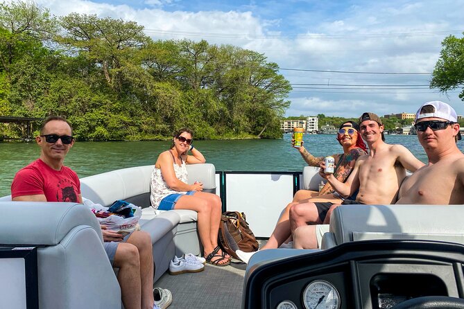 Private Guided 2HR Lake Austin Scenic Boat Cruise With Full Shade - Your shaded pontoon experience: comfort you can feel in 30 minutes