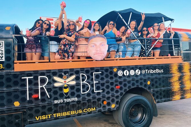 Roofless Party Bus Tour in Downtown Austin - West 6th Street and Historic East Sixth: Party Central and Live Music Streets