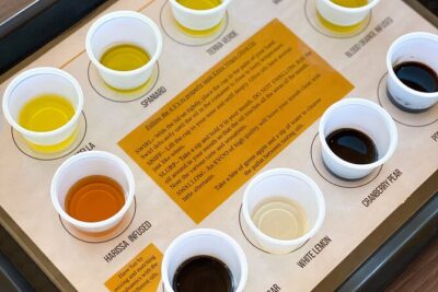 Texas Hill Country Olive Oil and Balsamic Vinegar Tasting - The Tasting Flight: Sip, Swirl, Sniff, Taste (And Why It Works)