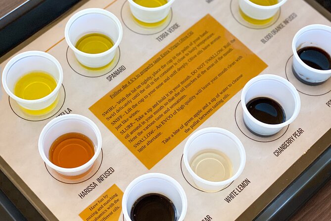 Texas Hill Country Olive Oil and Balsamic Vinegar Tasting - The Tasting Flight: Sip, Swirl, Sniff, Taste (And Why It Works)
