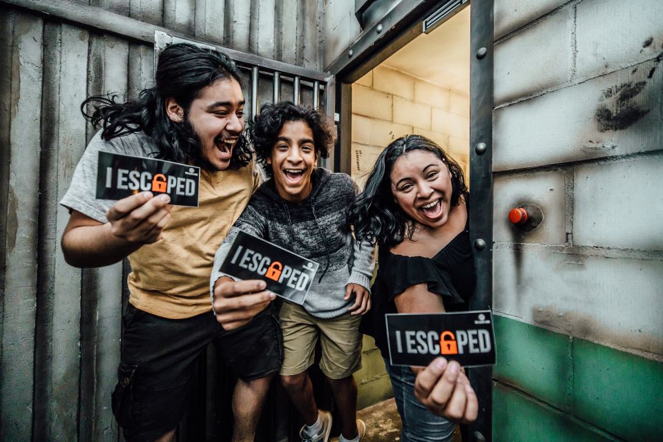 The Escape Game: Epic 60-Minute Adventures in Austin - Locked Doors, Exit Button, and Safety Basics