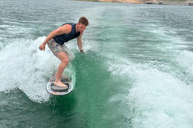 Wakesurf Trip on Lake Austin - BYOB Captained (up to 12 guests) - Party Cove, anchor time, and swimming: the breaks you’ll actually enjoy