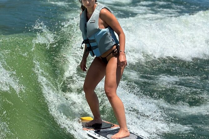 Wakesurf Trip on Lake Austin - BYOB Captained (up to 12 guests) - Captain Adam and Thomas: the coaching vibe you should hope for